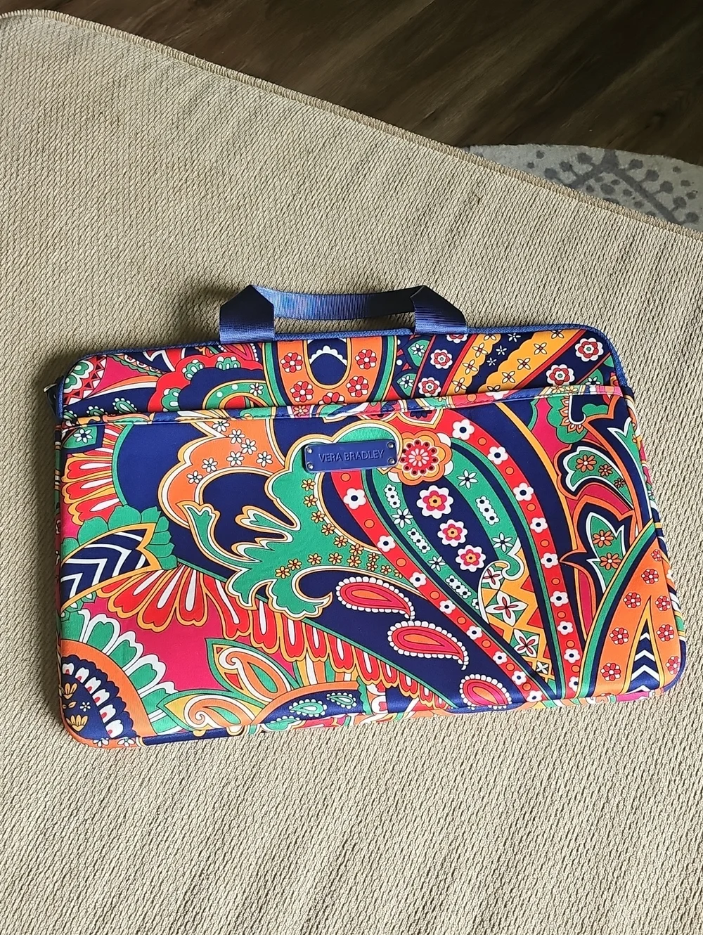 Vera Bradley Laptop Case Venetian Paisley Durable Fabric 11
